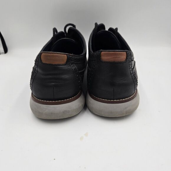 JOHNSTON & MURPHY Milson Long Wing Leather Derby Black Dress Shoes Men Size 11 M main image 7